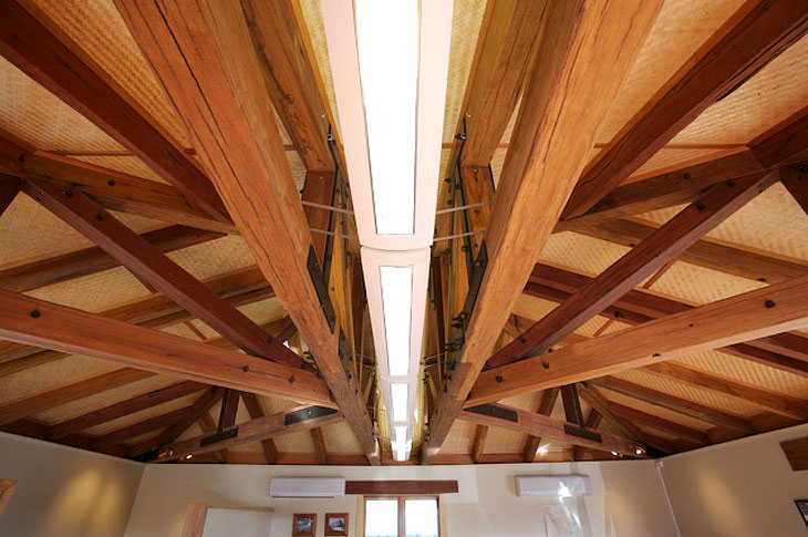 Hardwood beams